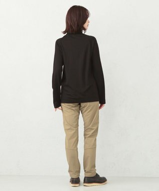 JOSEPH ABBOUD MOUNTAIN 【UNISEX】ウォッシャブルウールタートルネック ブラック系