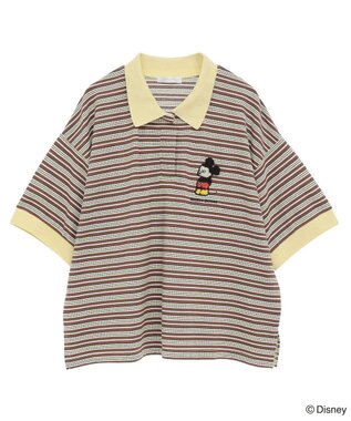 Green Parks Ｍｉｃｋｅｙ　ｆｒｉｅｎｄ　／　ワンポイントショートポロ Border