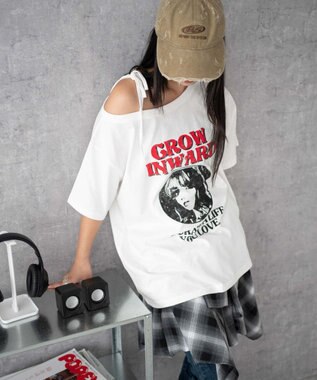 WEGO ２WAYグラフィックワンショルBIGT 柄8