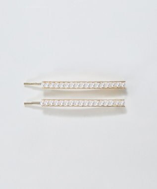 Phoebe 2setプチパールヘアピン ホワイト