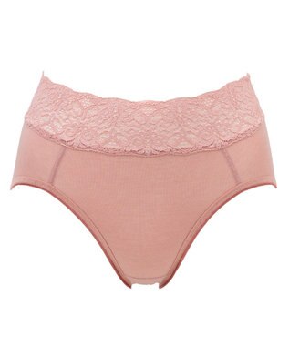 BRADELIS New York 【BRADELIS New York / 育尻・伸びる・綿混・浅め】モモパンツ・ウエストレース#316 ローズピンク