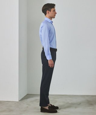 GOTAIRIKU セットアップ対応【洗える/ストレッチ/シワになりにくい】ウォッシャブルジャージー セットアップパンツ_無地（25年モデル） ネイビー系