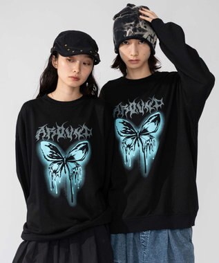 WEGO 【2025年秋冬新作/SMLXLサイズ展開/ユニセックス着用ITEM】アソートグラフィックプルオーバー 柄35