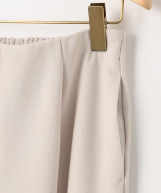 組曲 【接触冷感・吸湿冷感・UVカット】スタイルアップジャージー パンツ サンドベージュ系