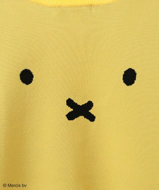 Green Parks Ｍｉｆｆｙ／フェイスジャガードニットカーディガン Yellow