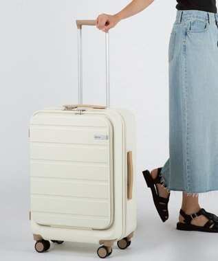 ACE BAGS & LUGGAGE ACE フレットボード フロントオープン スーツケース M 50L 05432 エース アイボリー