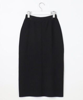 自由区 【WEB限定/洗える/セット着用可】レーヨンストレッチ タイトスカート ブラック系