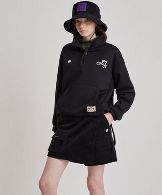PW CIRCULUS 【WOMEN】コーデュロイ スカート見えショーツ ブラック系