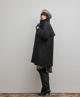 GRACE CONTINENTAL パディングマルチwayコート ブラック