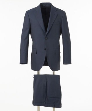J.PRESS MEN 【ESSENTIAL CLOTHING】インディゴルック マイクロヘリンボーン スーツ ダルブルー系1