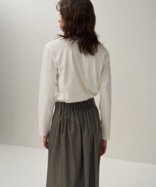 ATON DRY COTTON JERSEY | ロングスリーブＴシャツ WHITE