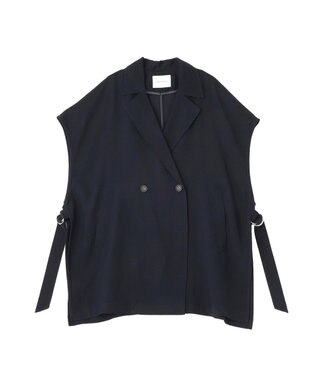 AMERICAN HOLIC 【花粉防止加工】サイドスリットベスト Dark Navy