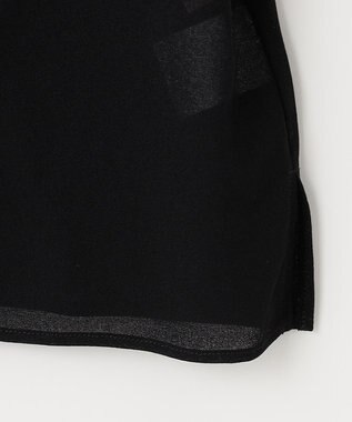 ANY SIS 【前後着用可能】シアー2WAYボウタイ プルオーバー ブラック