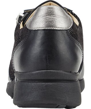 ASICS WALKING ペダラ スニーカー ジップ レディース 2E ブラック系