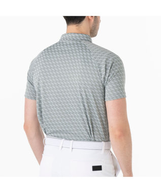 ZERO HALLIBURTON ZH モノグラム ポロシャツ ZHG-A4S6 82816 ゴルフウェア グレー