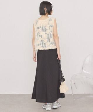 AMERICAN HOLIC リネンライクマーメイドスカート Black