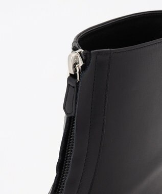 23区 センター ジップ ブーツ ブラック系