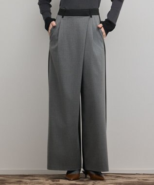 GRACE CONTINENTAL ラップワイドパンツ
