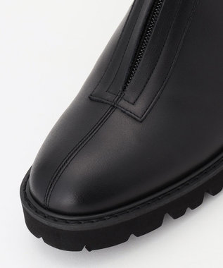 23区 センター ジップ ブーツ ブラック系