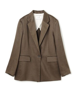BEIGE， MICA / リネンブレンドテーラードジャケット Khaki