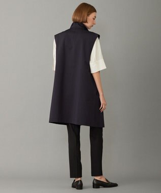 ICB ボンディングツイル スリーブレスアウター ネイビー系