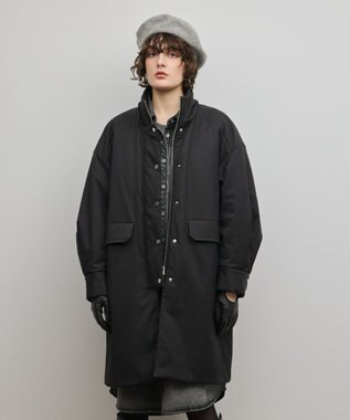 GRACE CONTINENTAL パディングマルチwayコート ブラック