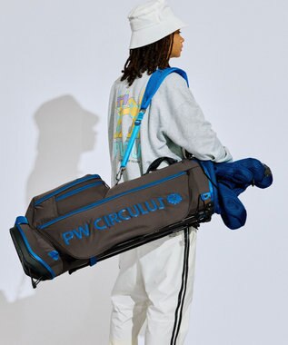 PW CIRCULUS 【MEN】アニマルグラフィックスウェット ゴルフ グレー系