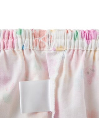 MIKI HOUSE HOT BISCUITS 【80-120cm】総柄 甚平スーツ ピンク