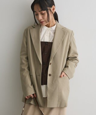 CRAFT STANDARD BOUTIQUE ウールライクオーバーサイズジャケット