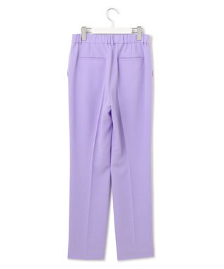 23区 【洗える】トロピカル2WAYストレッチ テーパード パンツ ライラック系