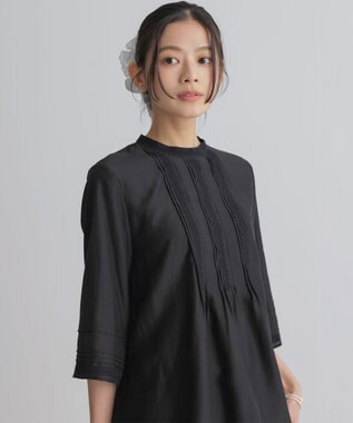 組曲 クラウドローン ブラウス ブラック系