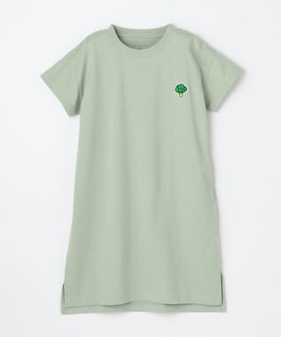ANY KIDS 【ke ke ke】GOOD MORNING チュニック ワンピース ミントグリーン