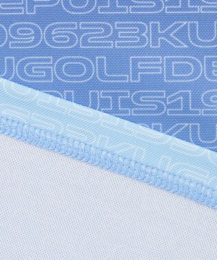 23区GOLF 【MEN】【キングサイズ/UVケア/吸水速乾】グラデーションロゴ 半袖ポロシャツ ダルブルー系5