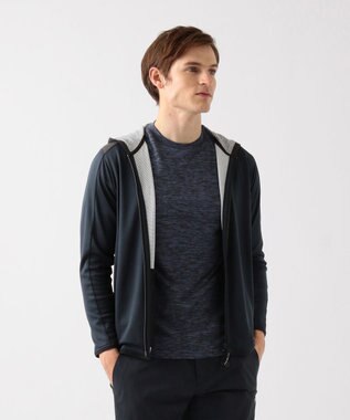 JOSEPH ABBOUD MOUNTAIN デルタバックカノコ　パーカー ネイビー系