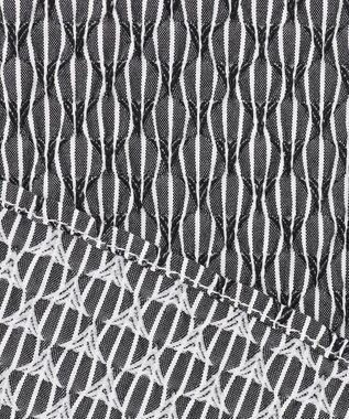 JOSEPH HOMME トライジャガード ストライプ ストレッチ レギュラーカラーシャツ ブラック系1