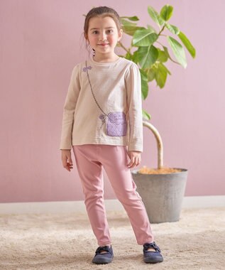 ANY KIDS 7days ドリームストレッチ パンツ ピンク