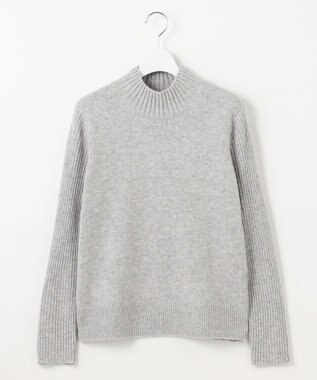 J.PRESS LADIES 【洗える】CASHBIT NEO ハイネックニット ライトグレー系
