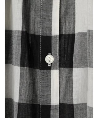 Green Parks インド綿 ギンガムチェックノースリーブワンピース Gingham Check