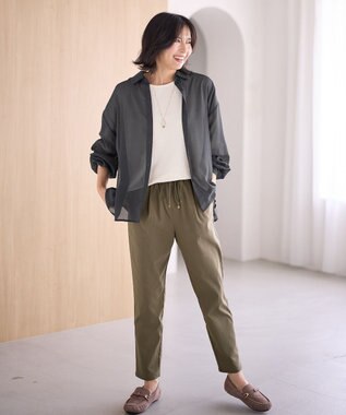 ANY L 【洗濯機可】かのこドルマンプルオーバー エクリュ