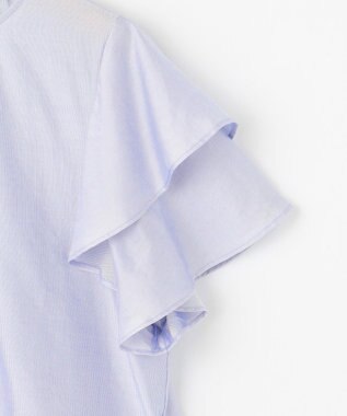 組曲 カールマイヤーフリル ブラウス サックスブルー系1