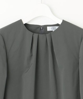 J.PRESS LADIES L 【WEB限定・洗える】グレイス メモリータフタ ワンピース グレー系