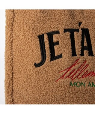 UNBILLION カシュカシュ cachecache / ボア刺繍リバーシブル2wayトート キャメル