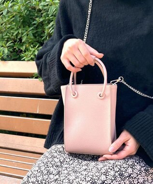 ROOTOTE 6466【直営店限定:ミニショルダー】LT.ベビールー.ミニボックス-A 04：ドーンピンク