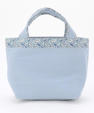 J.PRESS LADIES 【WEB限定カラーあり・リバーシブル】キルティング ミニトートバッグ 【WEB限定】サックスブルー系