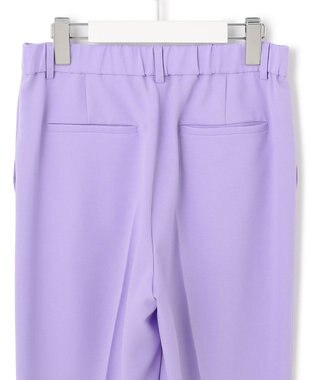23区 【洗える】トロピカル2WAYストレッチ テーパード パンツ ライラック系