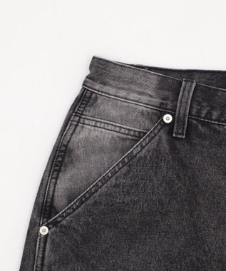 WEGO ダブルニーダメージデニムショーツ デニムブラックソノタ