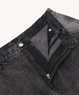 WEGO ダブルニーダメージデニムショーツ デニムブラックソノタ