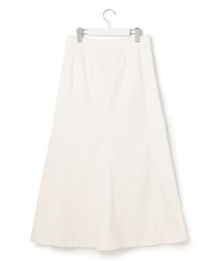 23区 【SLOW】ストレッチ コーデュロイ ゴアード スカート オフ系