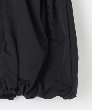 NAVE 【Nave　洗える】ソフトタフタ  スリットスリーブ ブルゾン ブラック系