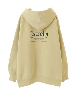 earth music&ecology アソートロゴフーディー Yellow